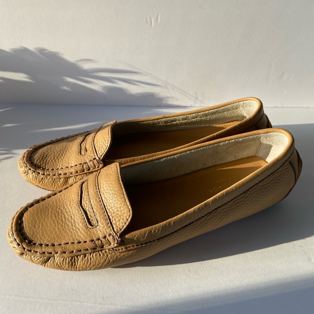Kate Spade NY Penny Loafer Driver Natural Comfort Shoes size 7